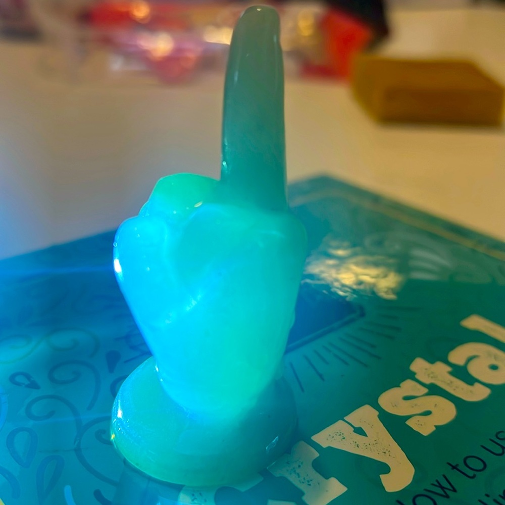 Green Aventurine Finger  😜